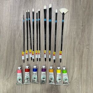 🎨 Old Holland Classic Oil Paint Bundle + 🖌️ withPrinceton Aspen Brush Set